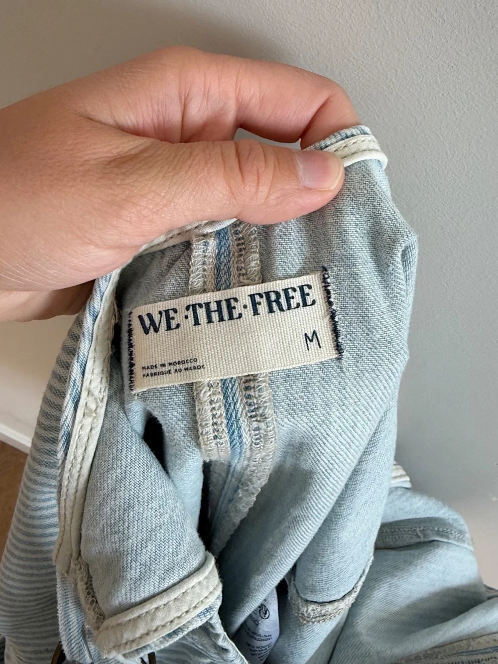 Free People High Roller Railroad Shortall in Pillow Talk Stripe